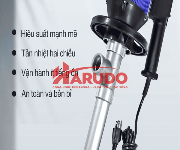 Máy bơm hóa chất từ thùng phuy Godo HD-E2-V