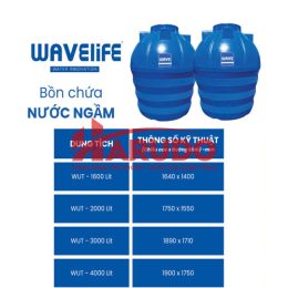 Bể nước ngầm Wavelife WUT – 2000 Lít