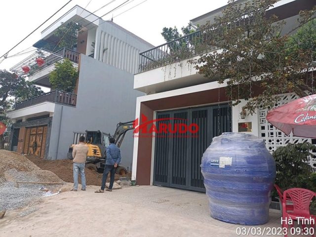 Lắp đặt bể nước ngầm WUT tại Hà Tĩnh