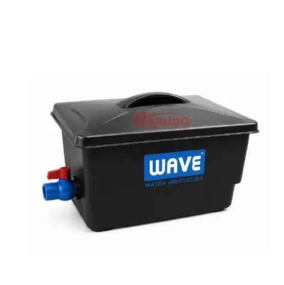 Bể tách mỡ dành cho nhà hàng Wavekit nhìn từ bên ngoài