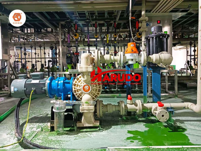 Máy bơm màng điện Nhựa cao cấp