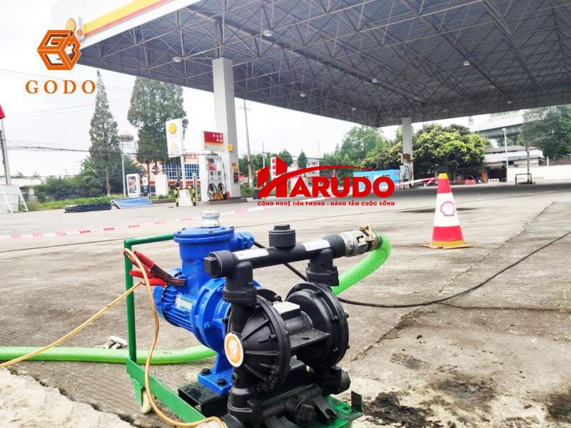 Máy bơm màng điện Hợp kim nhôm