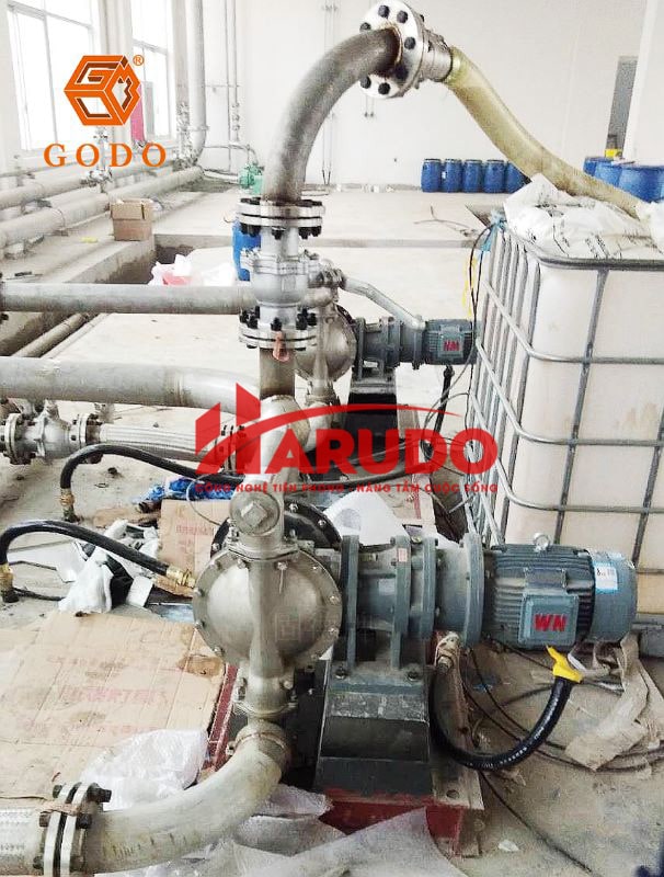 Máy bơm màng điện Godo- Inox