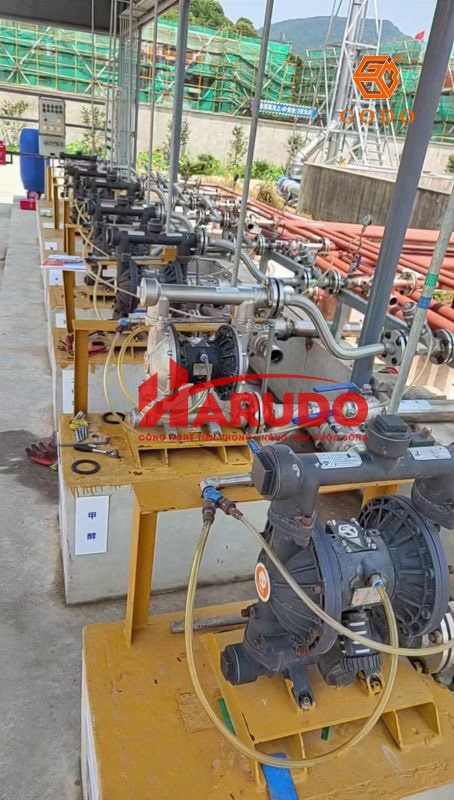Máy bơm màng khí nén Godo Hợp kim nhôm