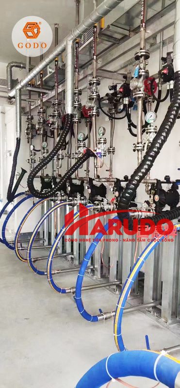 Máy bơm màng khí nén Godo Hợp kim nhôm