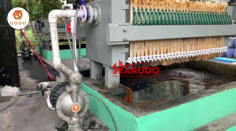 Máy bơm màng khí nén Godo Inox