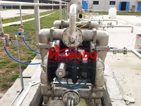 Máy bơm màng khí nén Godo Inox