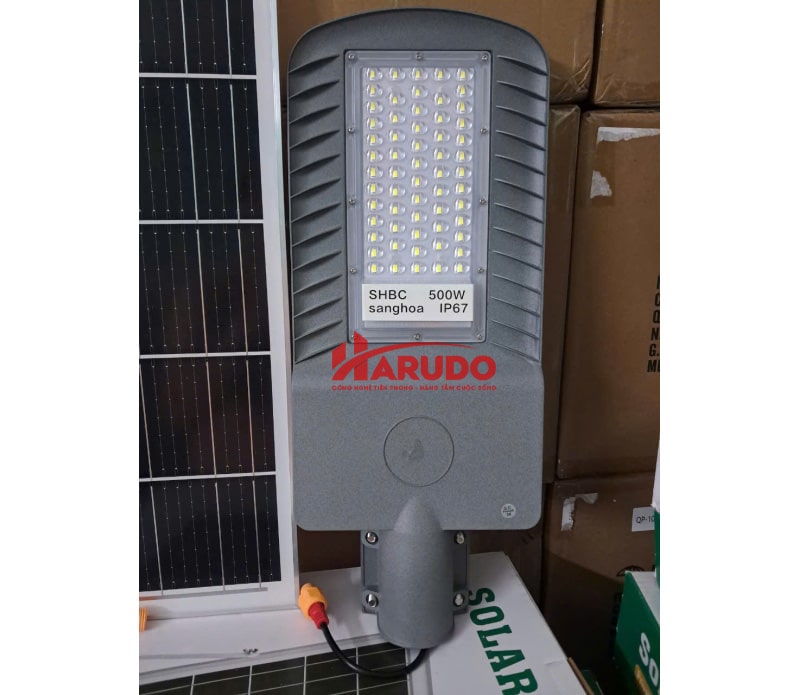 Đèn bàn chải năng lượng mặt trời 500W