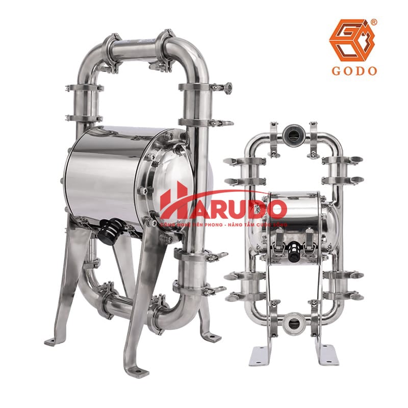 Thiết kế nhỏ gọn của máy bơm màng thực phẩm Godo