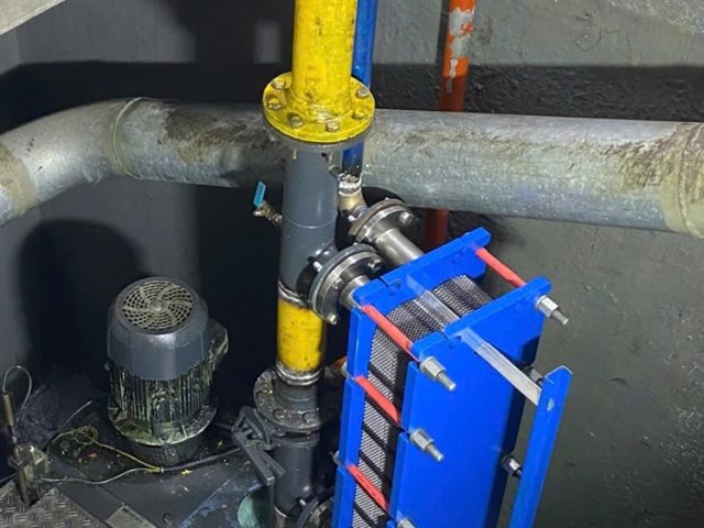 Bộ trao đổi nhiệt dạng tấm tại Hyosung Việt Nam