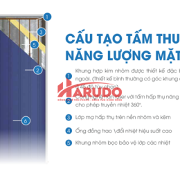 máy năng lượng mặt trời tấm phẳng MGS-500-OT-FC