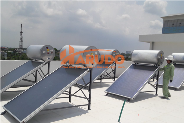 máy nước nóng năng lượng mặt trời loại tấm phẳng MGS-200-OT-FC