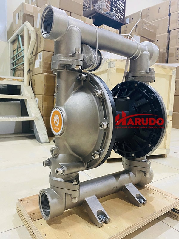 Bơm hoá chất inox Godo QBY3-50PTFF-02