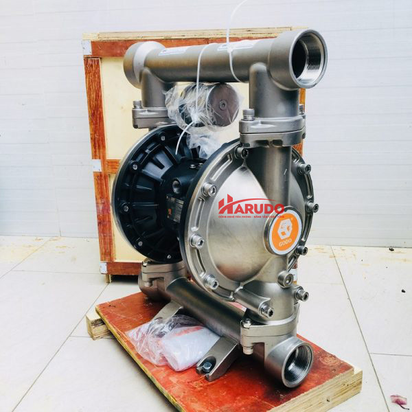 Bơm hoá chất inox Godo QBY3-50PTFF-03