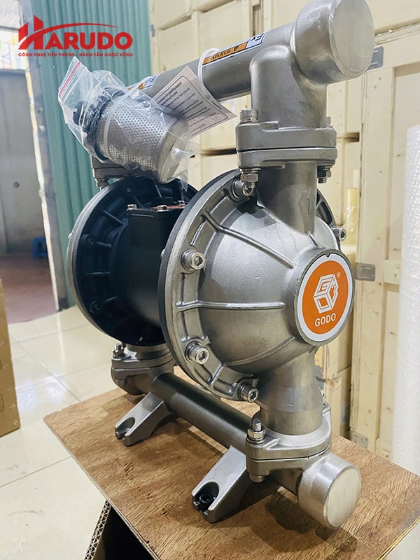 Máy bơm màng dung môi Godo QBY3-40PTFF-03