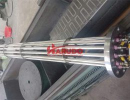 Điện trở gia nhiệt Ø11 x 6U750mm – mặt bích 210 x 10 – 220V/380V – 15kW-03