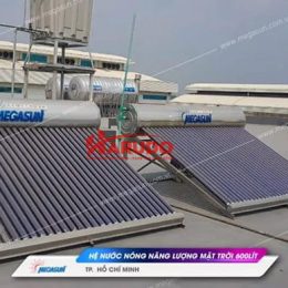 Lắp đặt máy năng lượng mặt trời Megasun G-PPR240- 240 lít