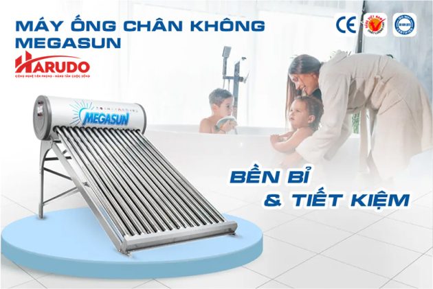 Máy nước nóng Megasun 1820KAE 200 lít với hiệu suất hấp thụ nhiệt vượt trội