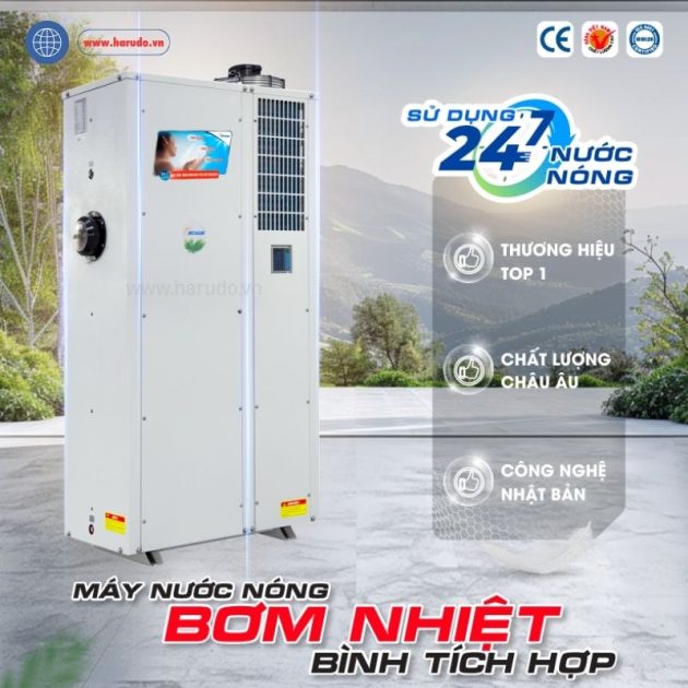 Bơm nhiệt nước nóng bình tích hợp Megasun MGS-3.5-80 dành cho gia đình nhỏ