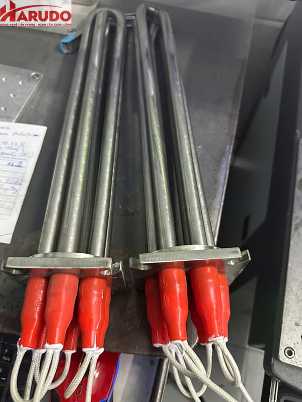 Điện trở chống ăn mòn hoá chất mặt bích 63-380V-15KW-01