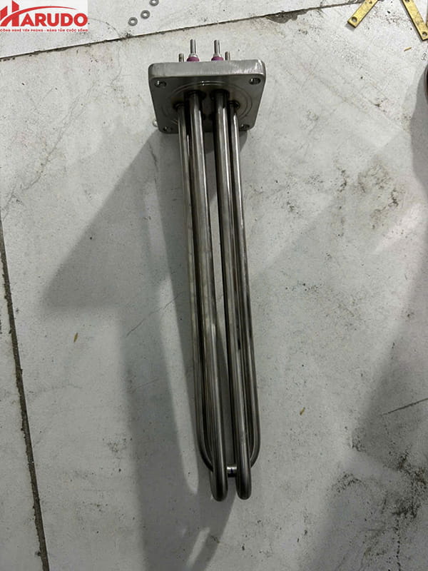 Điện trở chống ăn mòn hoá chất mặt bích 63-380V-15KW-02