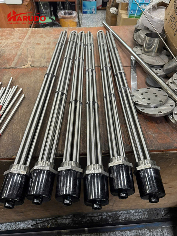 Điện trở đun nước công nghiệp 9KW 380V SUS316 chống ăn mòn, chống oxy hóa vượt trội