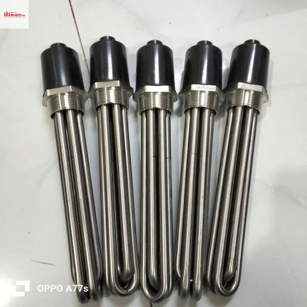 Điện trở inox 304 gia nhiệt mặt bích 63-380v-15kw-01