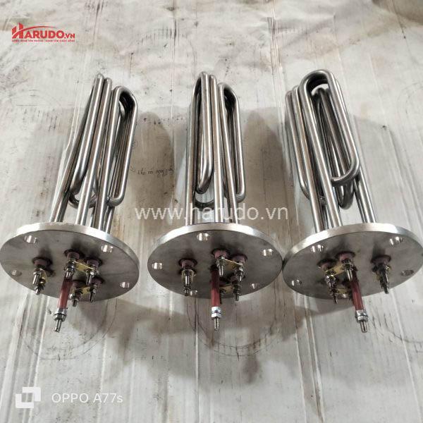 Điện trở nồi hơi 12KW 220V mặt bích 114-01