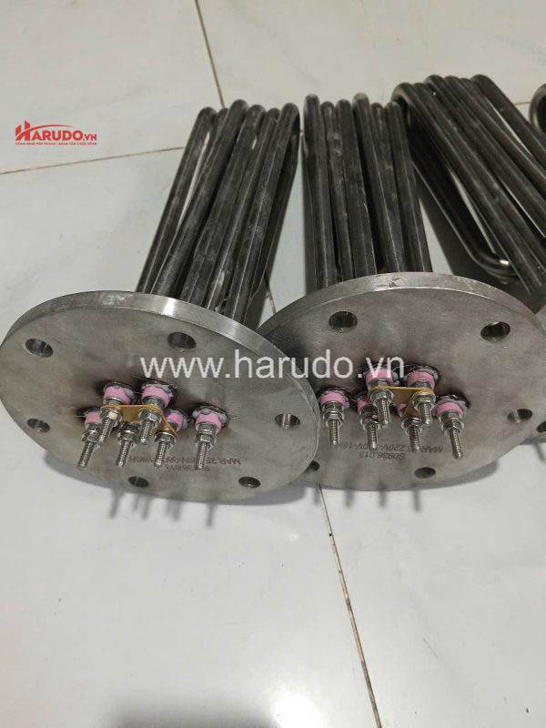 Điện trở nồi hơi 24kw 380V mặt bích 150x10 tiết kiệm chi phí vận hành cho doanh nghiệp