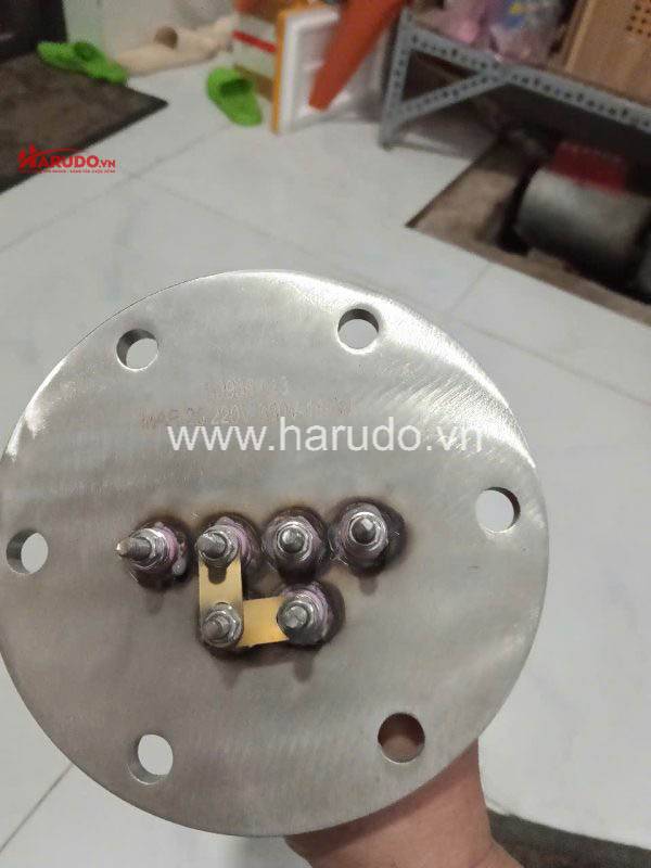 Điện trở nồi hơi 24kw 380V mặt bích 150x10 giúp gia nhiệt nhanh, ổn định