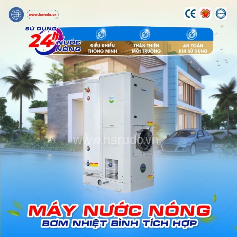 Nước nóng trung tâm All in one Heat pump Megasun MGS-10-500 là giải pháp mới