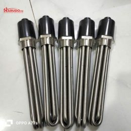 Điện trở đun nước phi 12 dài 300mm 220V chất liệu inox chống gỉ