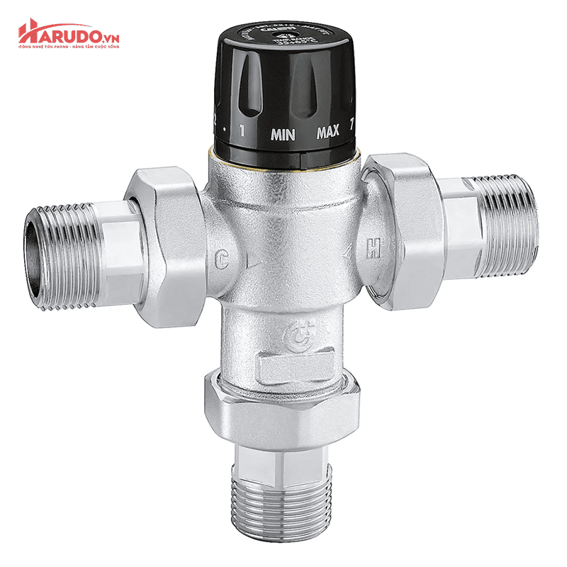 Van trộn nhiệt độ Caleffi vật liệu đồng thau mạ niken