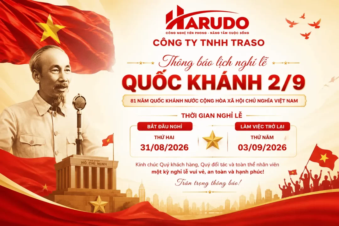 THÔNG BÁO NGHỈ LỄ QUỐC KHÁNH 2/9