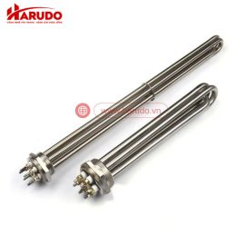 Điện trở đun nước Harudo HRD-6KW-220V/380V-INOX304-R49-L525mm
