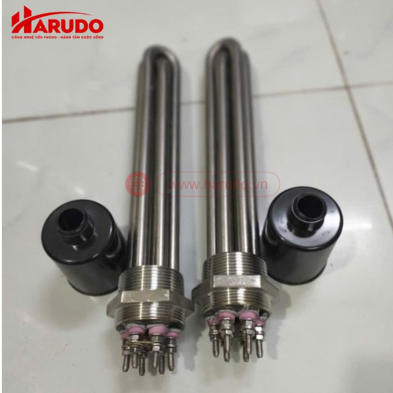 Giới thiệu về điện trở gia nhiệt dầu Harudo HRD-12KW-220V/380V-INOX304-R59-L625mm