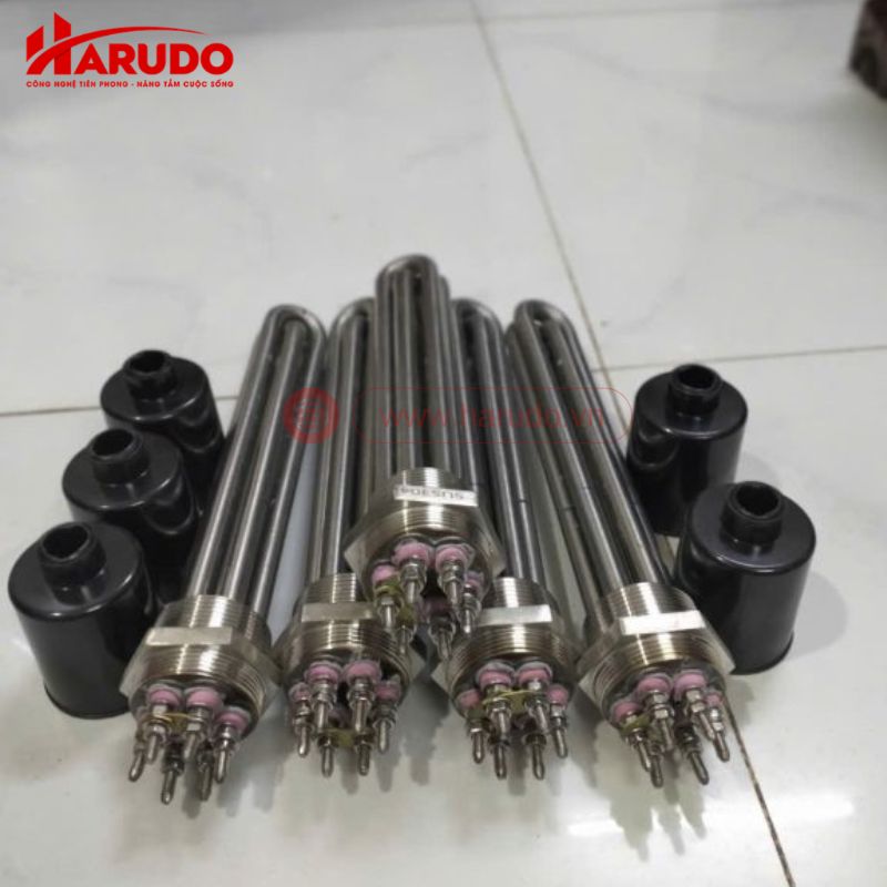 Lý do khiến điện trở gia nhiệt dầu Harudo HRD-12KW-220V/380V-INOX304-R59-L625mm chống cháy cặn hiệu quả