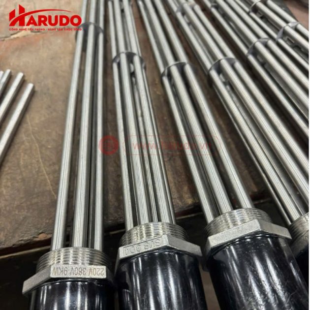 thanh-dot-nhiet-harudo-hrd-9kw-220v-380v-inox304-r49-l525mm Thanh đốt nhiệt Harudo HRD-9KW-220V/380V-INOX304-R49-L525mm