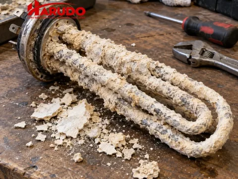 Điện trở đun nước bị đóng cặn