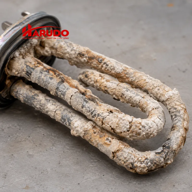 Điện trở đun nước bị đóng cặn