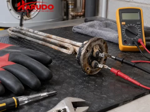 Điện trở gia nhiệt bị rò điện