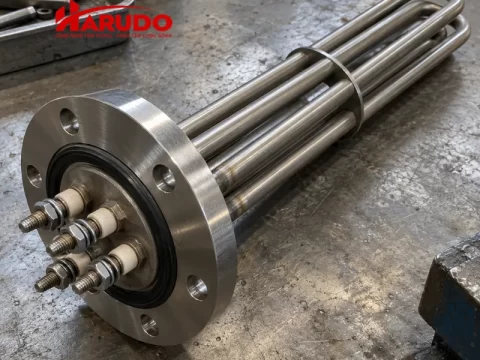 Điện trở gia nhiệt nước mặt bích