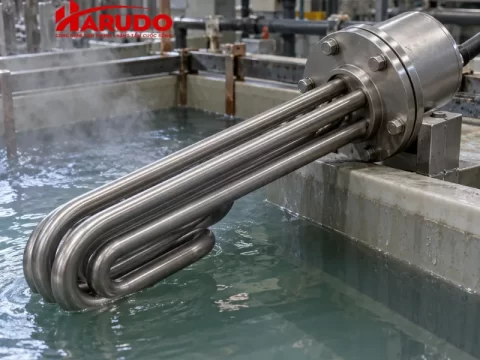 Điện trở gia nhiệt titan cho bể xi mạ