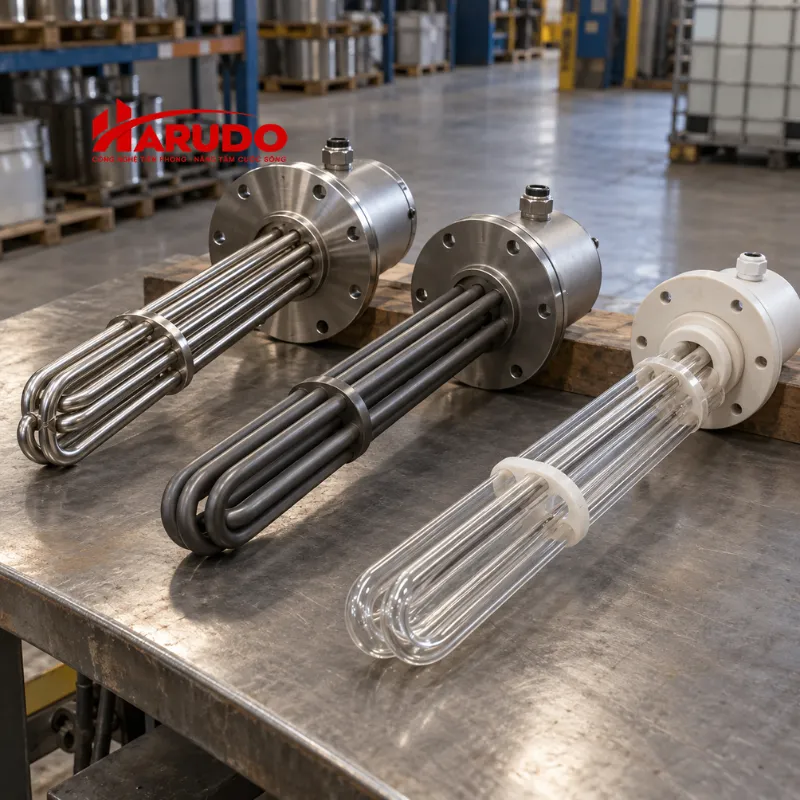 Điện trở hóa chất inox hay titan